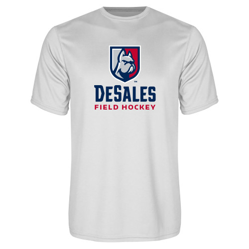  White Performance Tee - Field Hockey