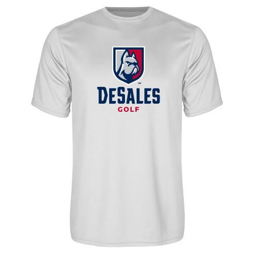  White Performance Tee - Golf