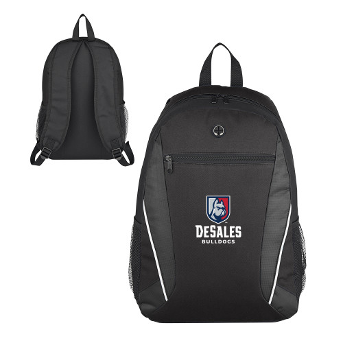  Homerun Black Computer Backpack - Primary Logo