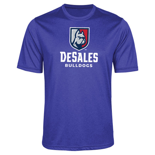  Royal Heather Performance Contender Tee - Primary Logo