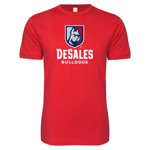  Next Level Red Softstyle T Shirt - Primary Logo