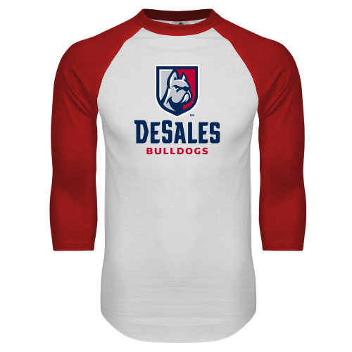 Main Image for  White/Red Raglan Baseball T Shirt