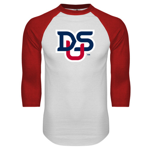 Main Image for  White/Red Raglan Baseball T Shirt