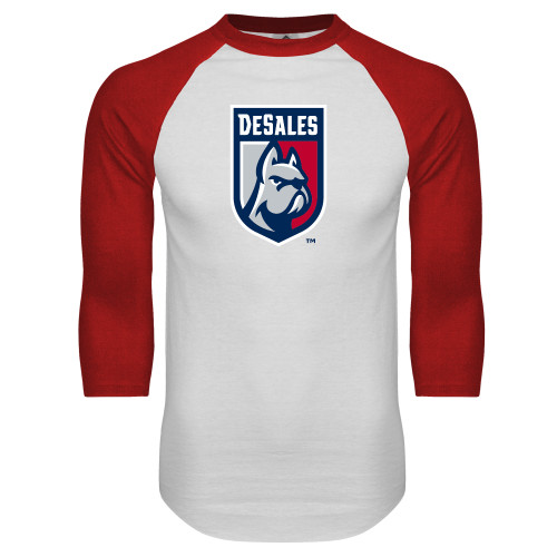Main Image for  White/Red Raglan Baseball T Shirt