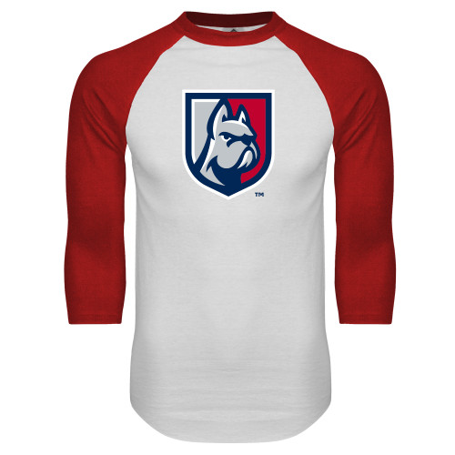 Main Image for  White/Red Raglan Baseball T Shirt