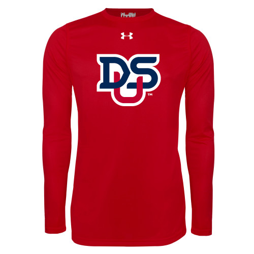  Under Armour Red Long Sleeve Tech Tee - DSU Ligature