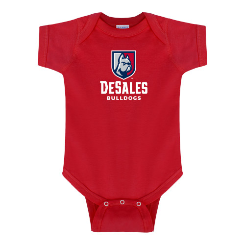  Red Infant Onesie - Primary Logo