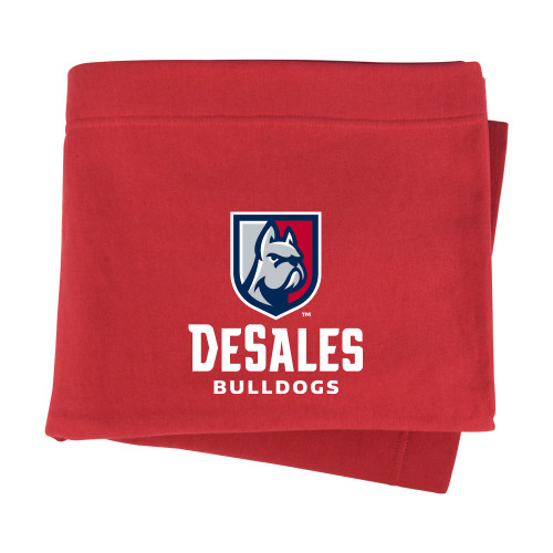  Red Sweatshirt Blanket - Primary Logo