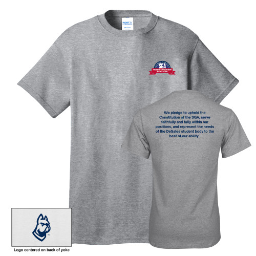  University Extended Athletic Heather T Shirt - DeSales Student Government Association