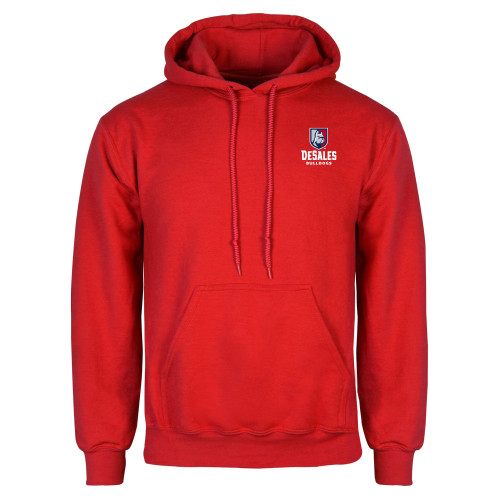  Red Fleece Hoodie - Primary Logo