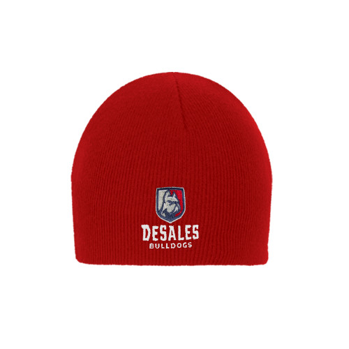  Red Knit Beanie - Primary Logo
