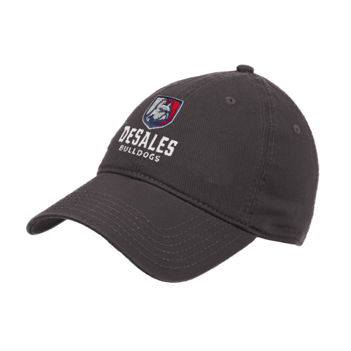  Charcoal Unstructured Adjustable Low Profile Hat - Primary Logo