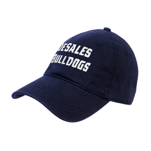  Navy Unstructured Adjustable Low Profile Hat - Wordmark
