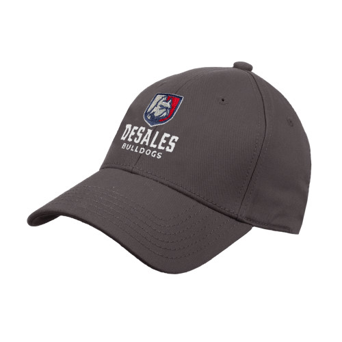  Charcoal Structured Adjustable Pro Style Hat - Primary Logo