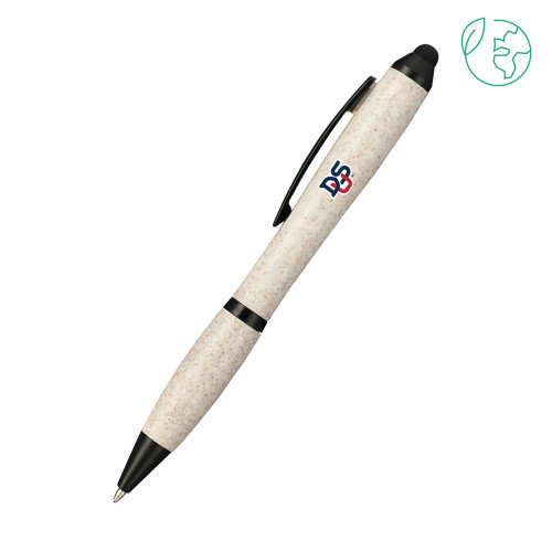  Nash Wheat Straw Ballpoint Beige Stylus Pen - DSU Ligature