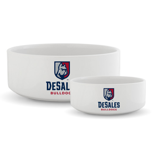  Ceramic Dog Bowl - Primary Logo