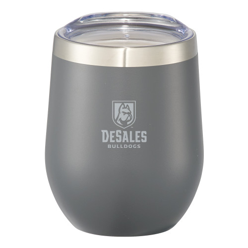  Corzo Vacuum Insulated Charcoal Cup 12oz - Primary Logo Engraved