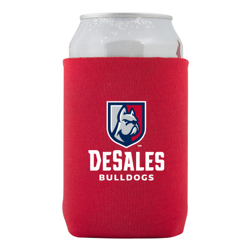  Neoprene Red Can Holder - Primary Logo