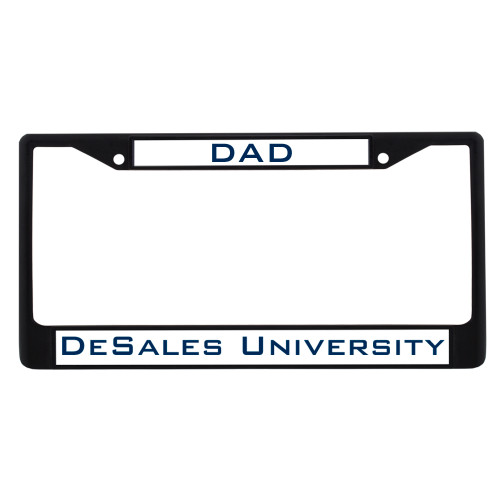  Dad Metal License Plate Frame in Black - Dad