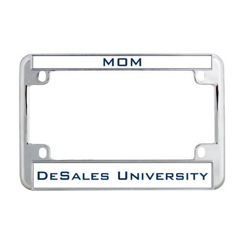  Metal Motorcycle License Plate Frame in Chrome - Mom