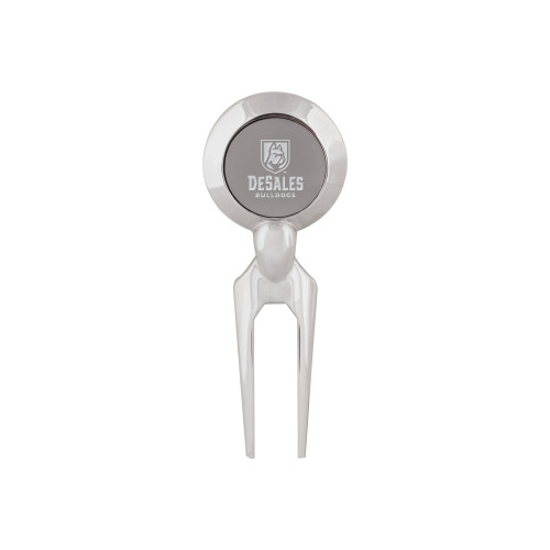  Silver Divot Tool/Ball Marker - Primary Logo Engraved
