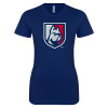 Thumbnail image for  Next Level Womens Navy Boyfriend Tee