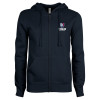 Thumbnail image for  ENZA Womens Navy Fleece Full Zip Hoodie