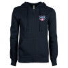 Thumbnail image for  ENZA Womens Navy Fleece Full Zip Hoodie