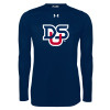 Thumbnail image for  Under Armour Navy Long Sleeve Tech Tee