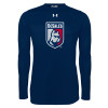 Thumbnail image for  Under Armour Navy Long Sleeve Tech Tee