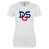 Thumbnail image for  Next Level Womens White Boyfriend Tee