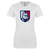 Thumbnail image for  Next Level Womens White Boyfriend Tee