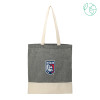 Thumbnail image for  Split Recycled Black Cotton Twill Convention Tote
