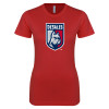 Thumbnail image for  Next Level Womens Red Boyfriend Tee
