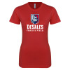 Thumbnail image for  Next Level Womens Red Boyfriend Tee