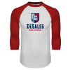 Thumbnail image for  White/Red Raglan Baseball T Shirt
