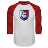 Thumbnail image for  White/Red Raglan Baseball T Shirt