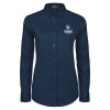 Thumbnail image for  Womens Navy Twill Button Down Long Sleeve 