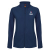 Thumbnail image for  Womens Navy Fleece Full Zip Jacket
