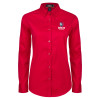 Thumbnail image for  Womens Red Twill Button Down Long Sleeve 