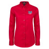 Thumbnail image for  Womens Red Twill Button Down Long Sleeve 