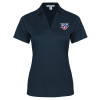 Thumbnail image for  Womens Navy Performance Fine Jacquard Polo