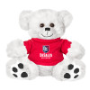 Thumbnail image for  Plush Big Paw 8 1/2 inch White Bear w/Red Shirt