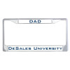 Thumbnail image for  Dad Metal License Plate Frame in Chrome
