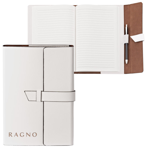 Fabrizio Junior White Portfolio w/Loop Closure-Ragno Engraved