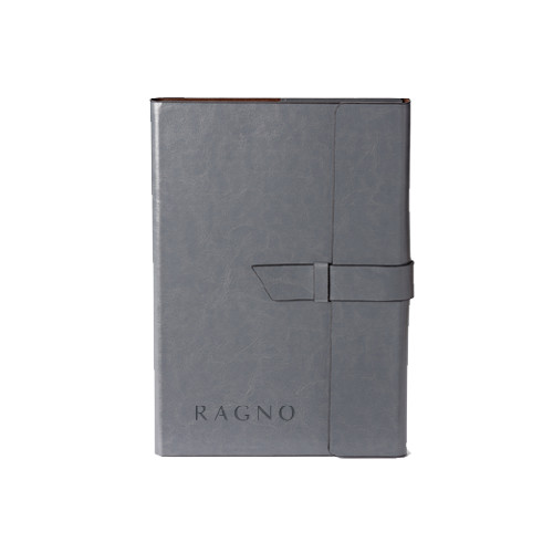 Fabrizio Junior Grey Portfolio w/Loop Closure-Ragno Engraved