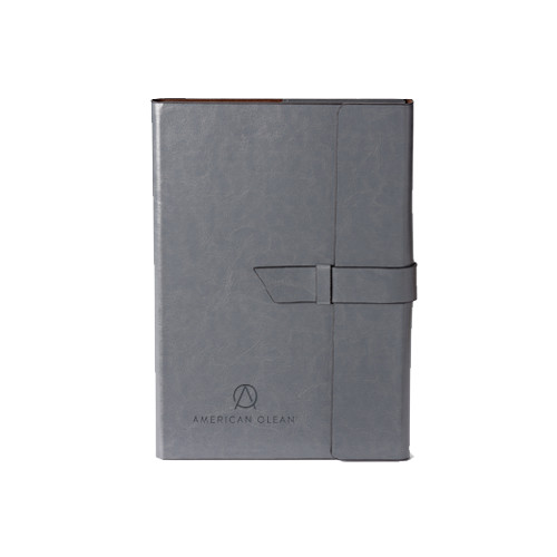 Fabrizio Junior Grey Portfolio w/Loop Closure-American Olean Engraved