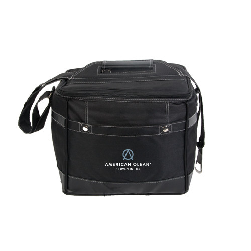 Precision Black Bottle Cooler-American Olean w/Tagline