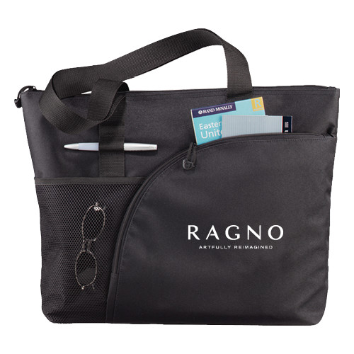 Excel Black Sport Utility Tote-Ragno w/Tagline
