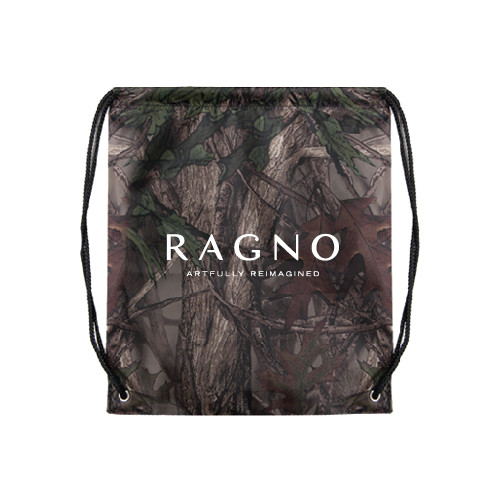 Camo Drawstring Backpack-Ragno w/Tagline